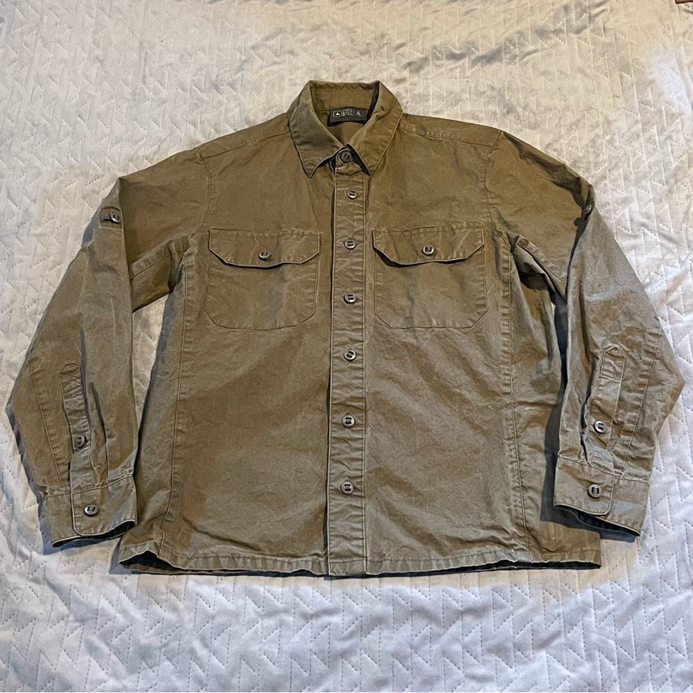 Triple Aught Design‎ button up shirt mens small NWOT green